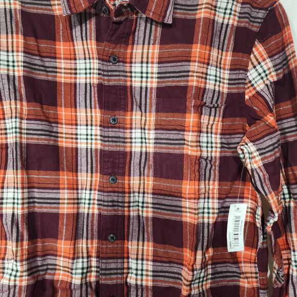 Men's Button Down Regular Fit Long Sleeve Plaid Flannel Shirts size medium - Picture 5 of 8